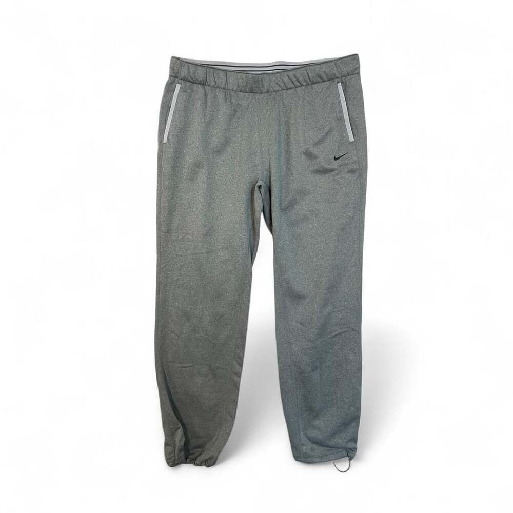 Nike Therma-Fit Athletic Sweatpants Size XL Gray Training Pants